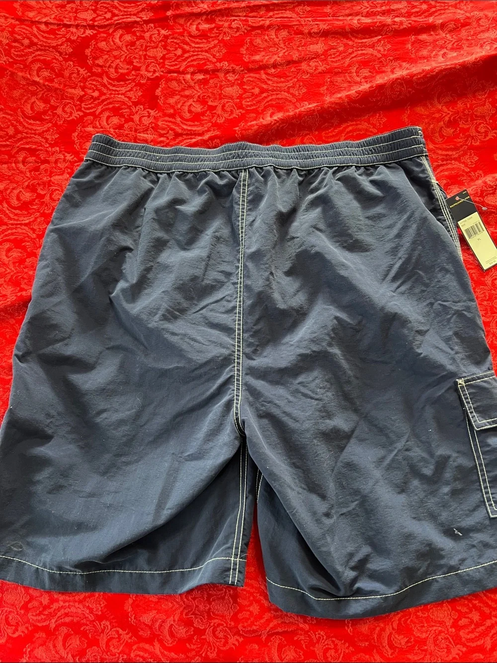 Polo Ralph Lauren Navy Swim Trunks Board Shorts Red Pony NWT Men's XL